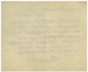 Julius Streicher Autograph Note Signed -- Streicher Demands a Meeting With a Prison Officer During Nuremberg